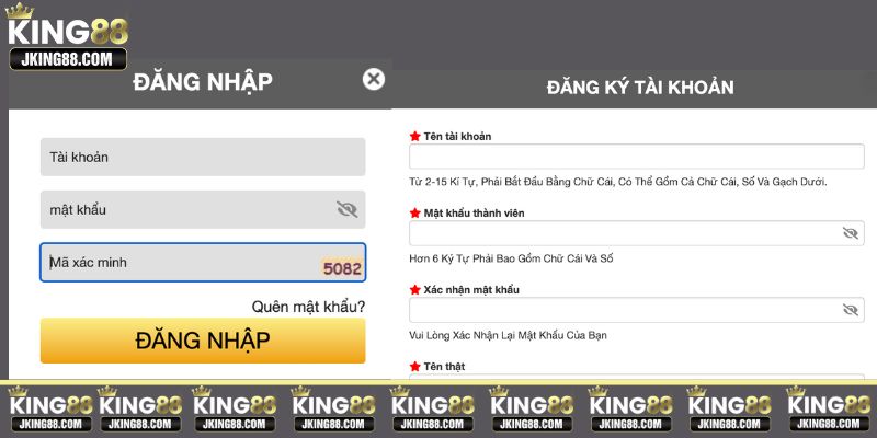 đăng ký tài khoản king88 nhanh gọn lẹ 